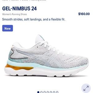 Womens ASICS running shoes